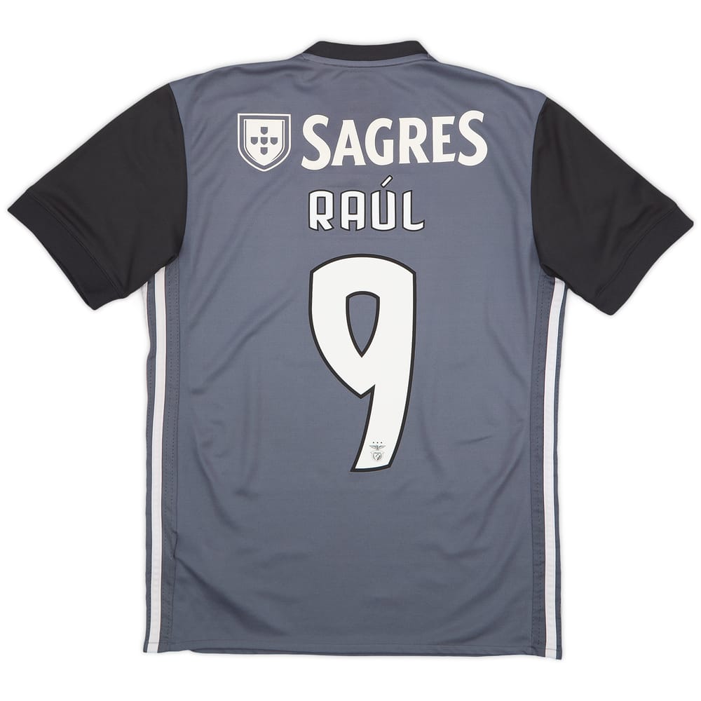 2017-18 Benfica Away Shirt Raul #9 - 6/10 - (S)
