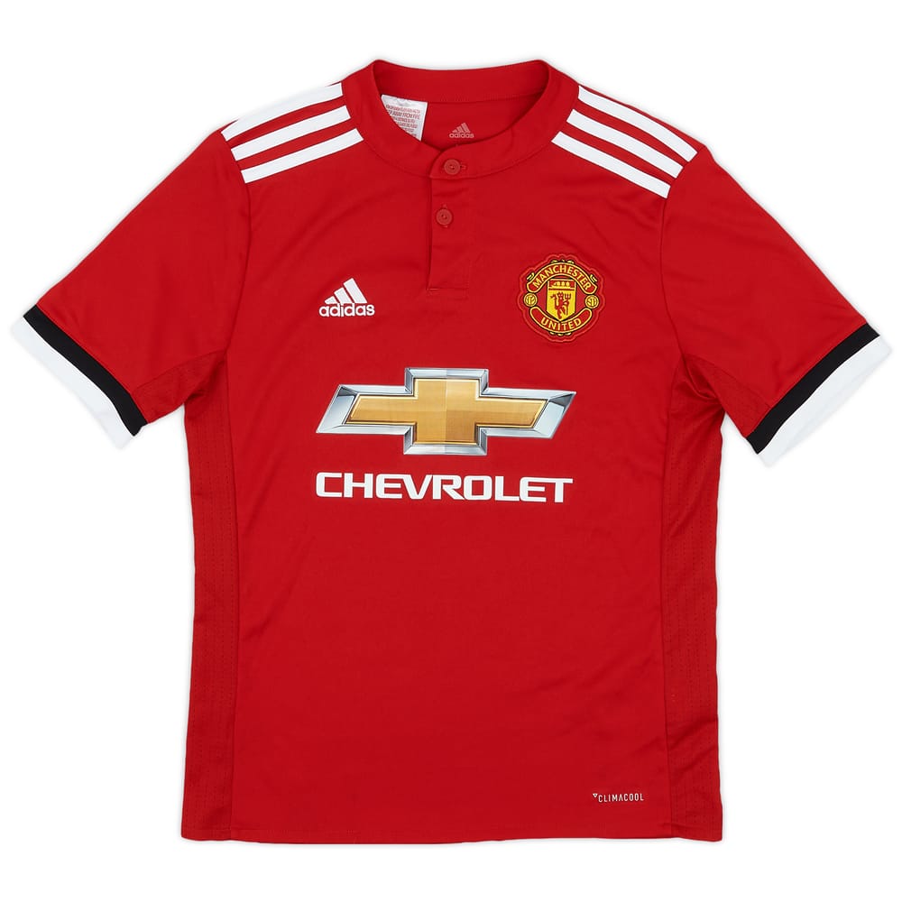 2017-18 Manchester United Home Shirt - 8/10 - (M.Boys)
