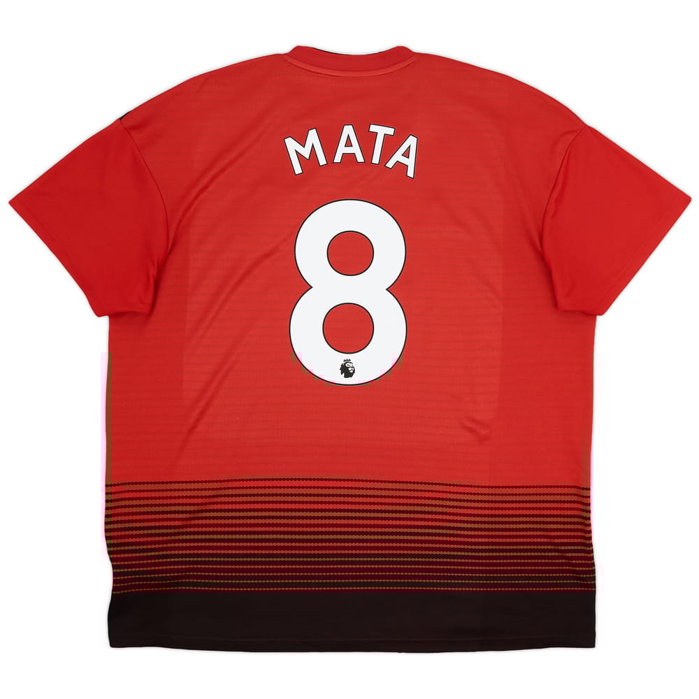 2018-19 Manchester United Home Shirt Mata #8 - 6/10 - (XL)