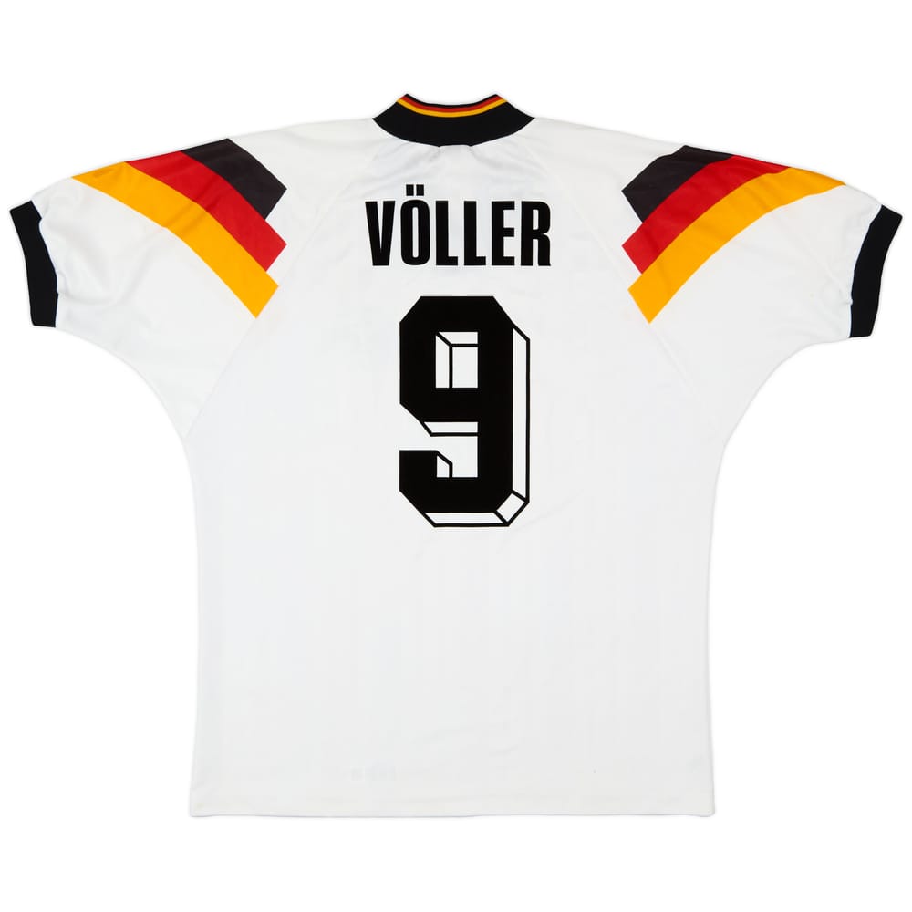 1992-94 Germany Home Shirt Voller #9 - 5/10 - (XL)