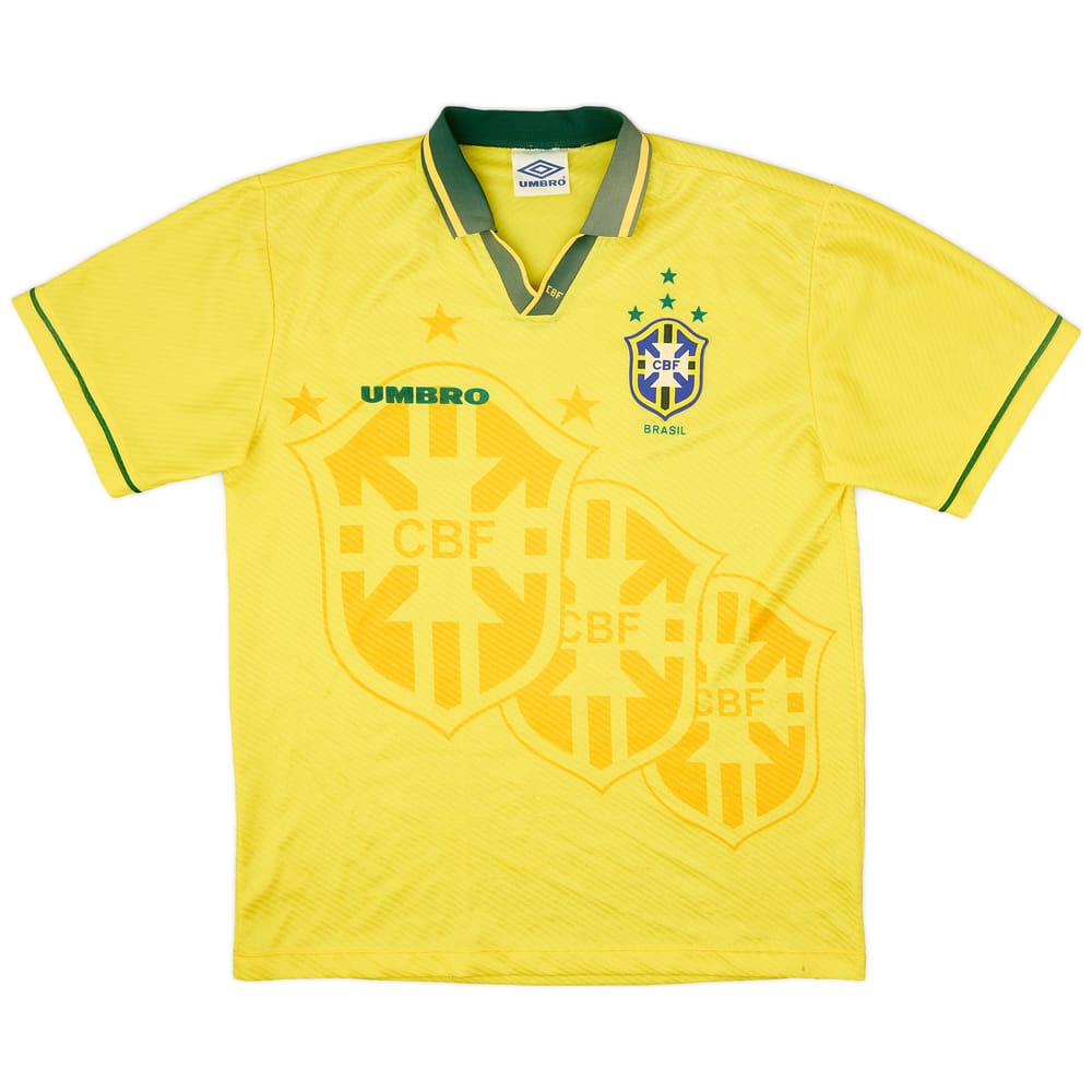 1994 Brazil Home Shirt - 7/10 - (L)