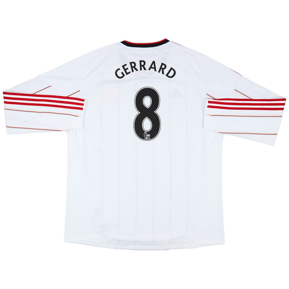 2010-11 Livepool Away L/S Shirt Gerrard #8 - 8/10 - (3XL)