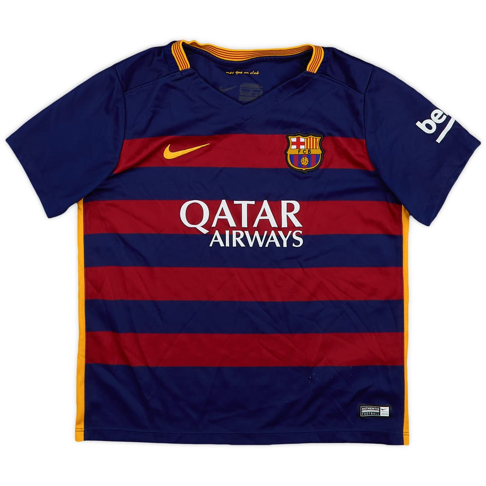 2015-16 Barcelona Home Shirt - 8/10 - (4-5 Years)