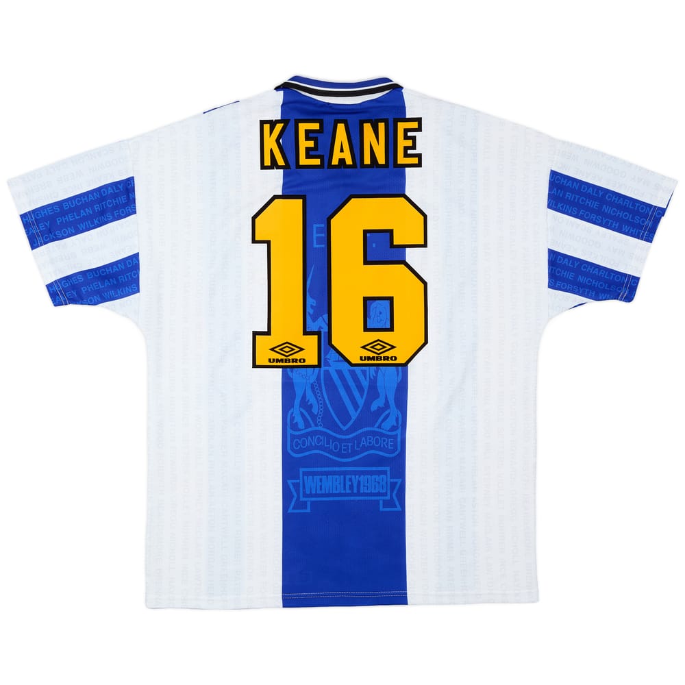 1994-96 Manchester United Third Shirt Keane #16 - 8/10 - (XL)