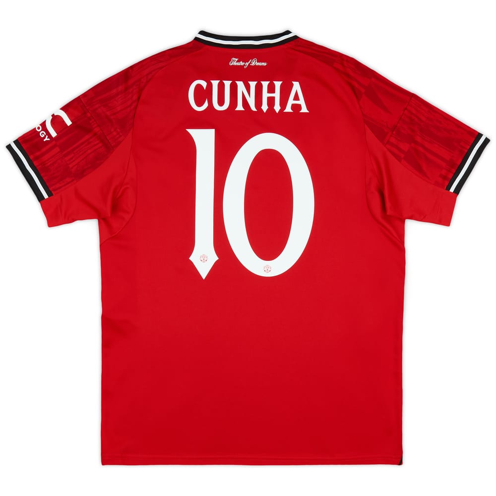 2025-26 Manchester United Home Shirt Cunha #10
