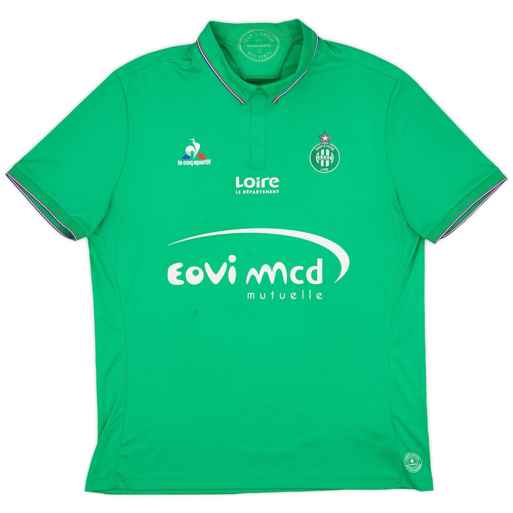 2016-17 Saint Etienne Home Shirt - 7/10 - (XXL)