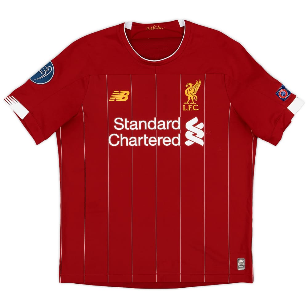 2019-20 Liverpool Home Shirt Champions of Europe #6 - 6/10 - (M)