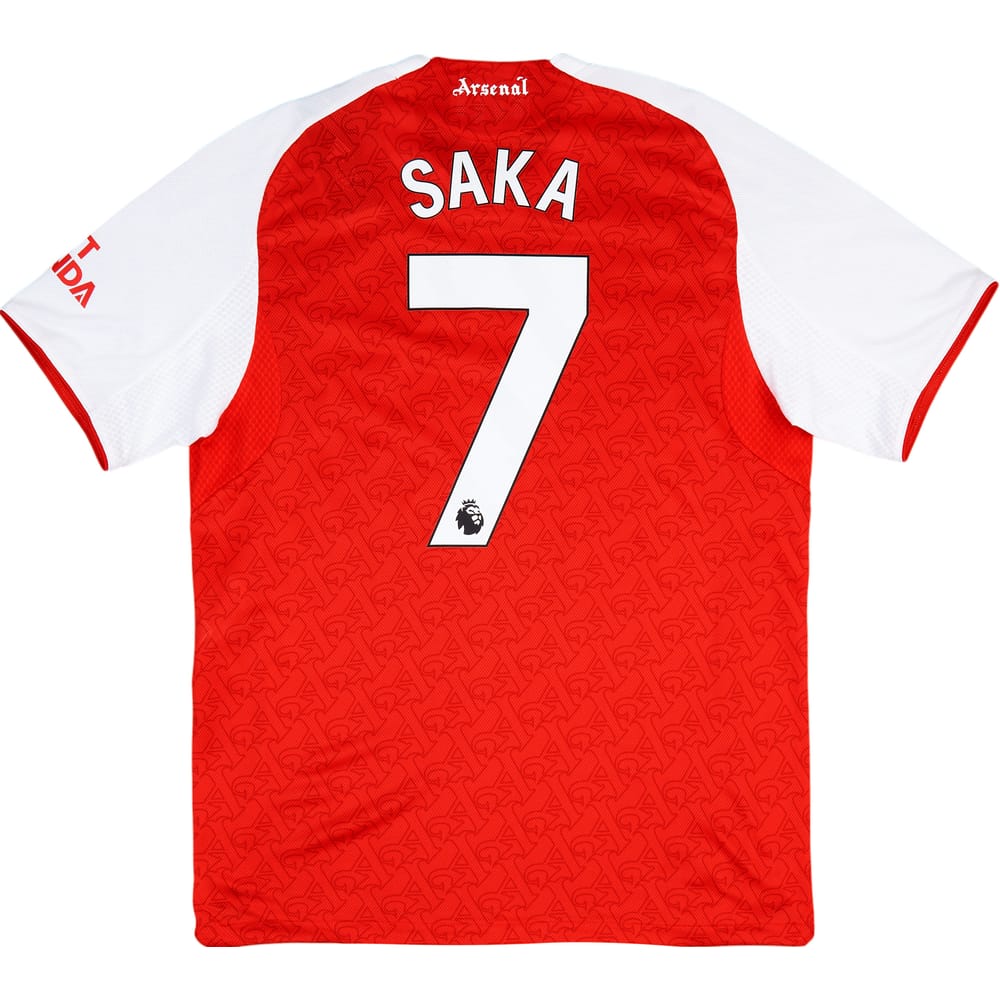 2025-26 Arsenal Authentic Home Shirt Saka #7