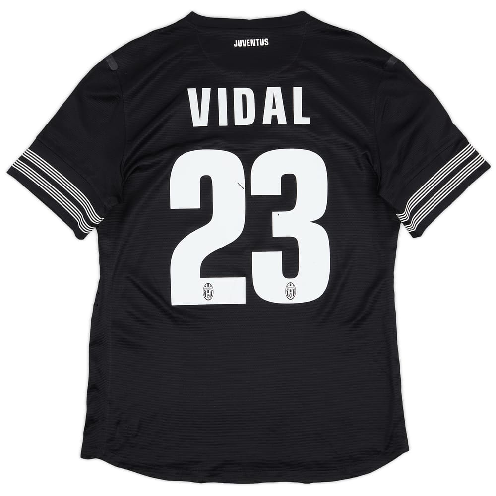 2012-13 Juventus Match Issue Away Shirt Vidal #23