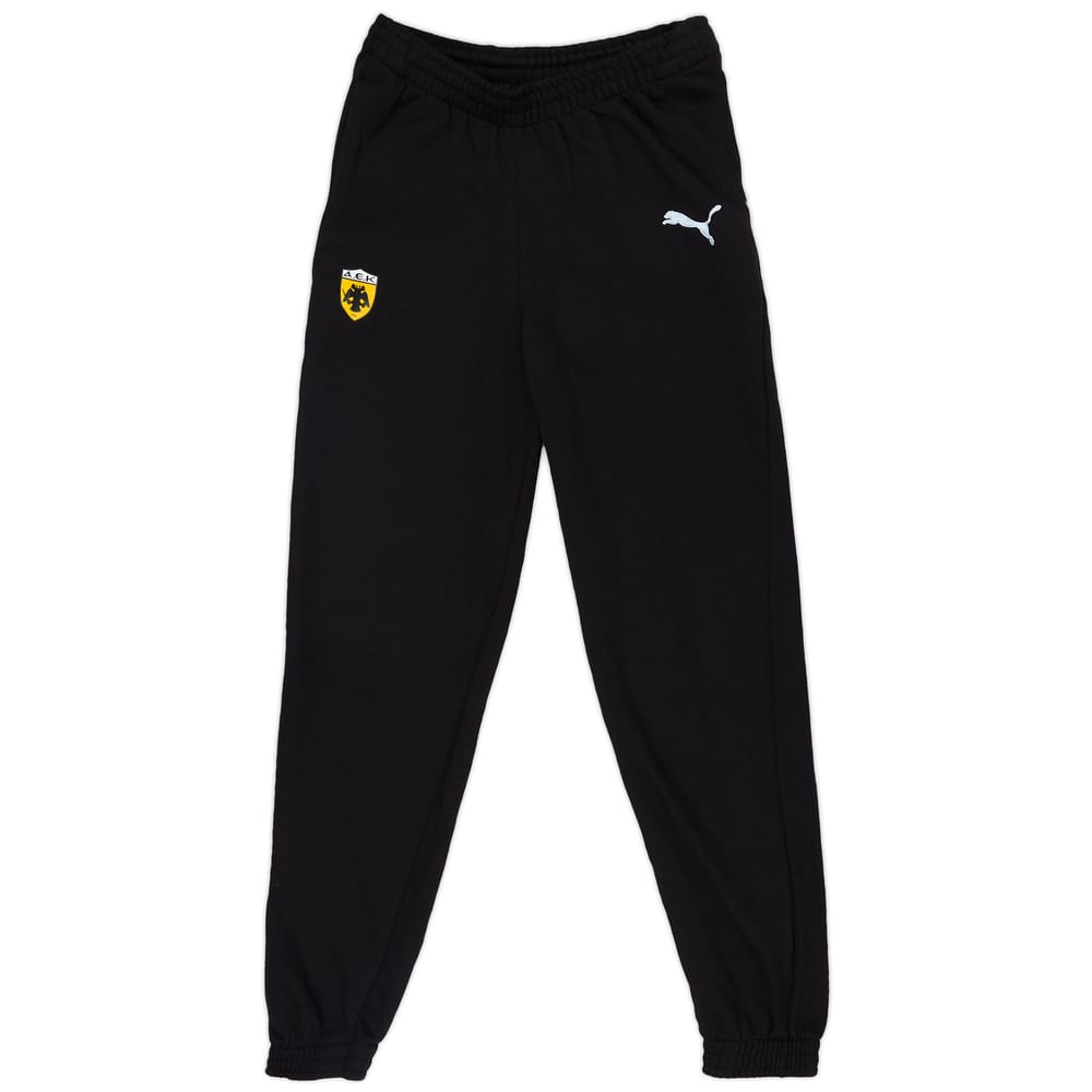2011-12 AEK Athens Puma Sweat Pants/Bottoms - 9/10 - (M.Kids)