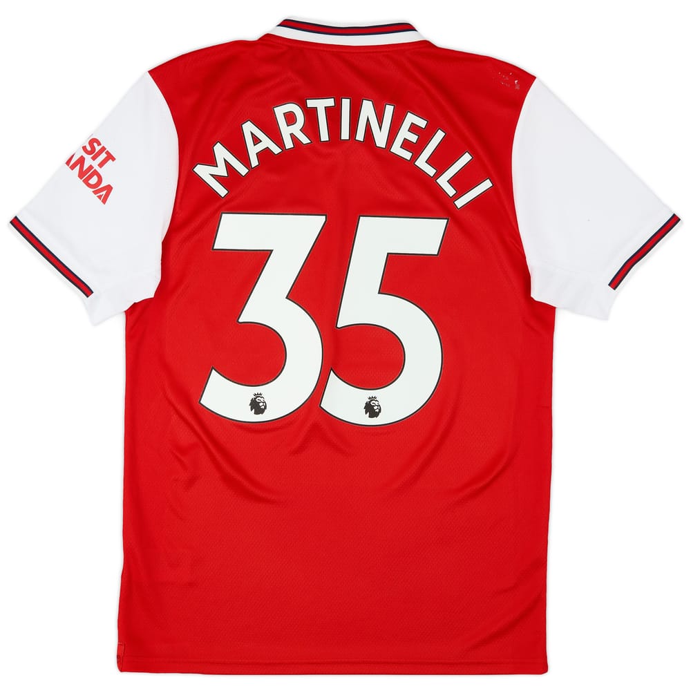 2019-20 Arsenal Home Shirt Martinelli #35 - 8/10 - (S)