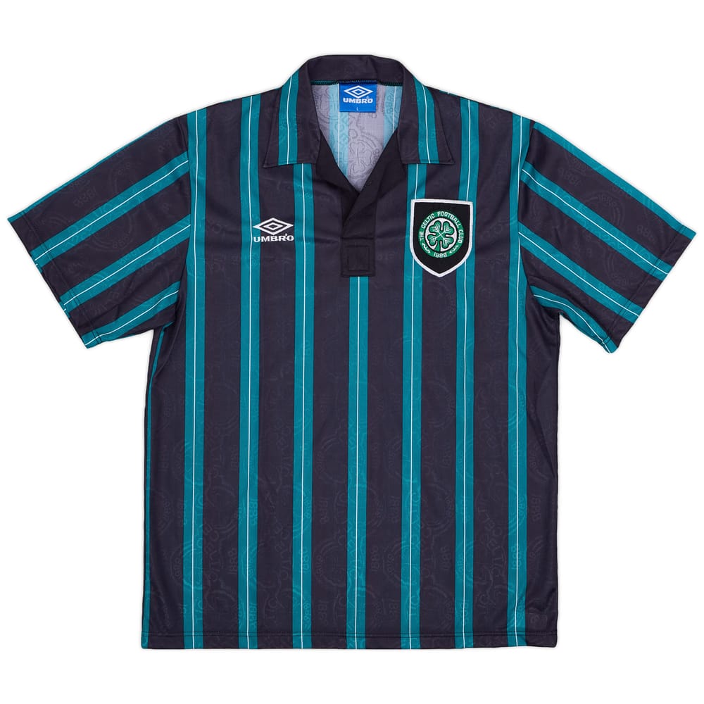 1992-93 Celtic Away Shirt #3 - 9/10 - (L)