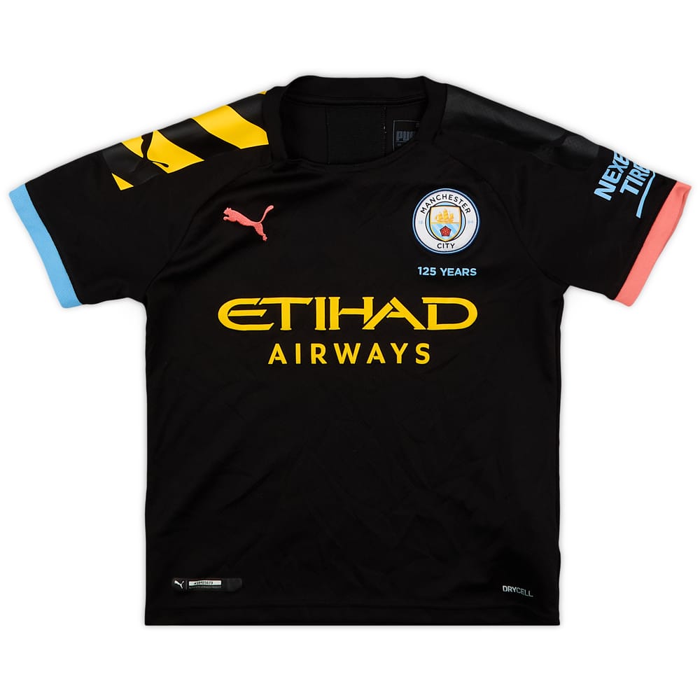 2019-20 Manchester City Away Shirt - 9/10 - (S.Boys)