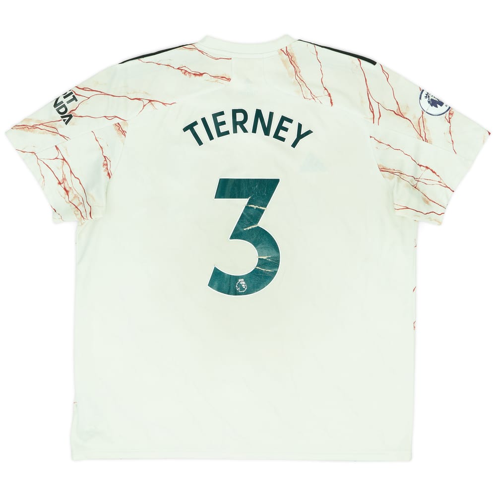 2020-21 Arsenal Away Shirt Tierney #3 - 5/10 - (XXL)