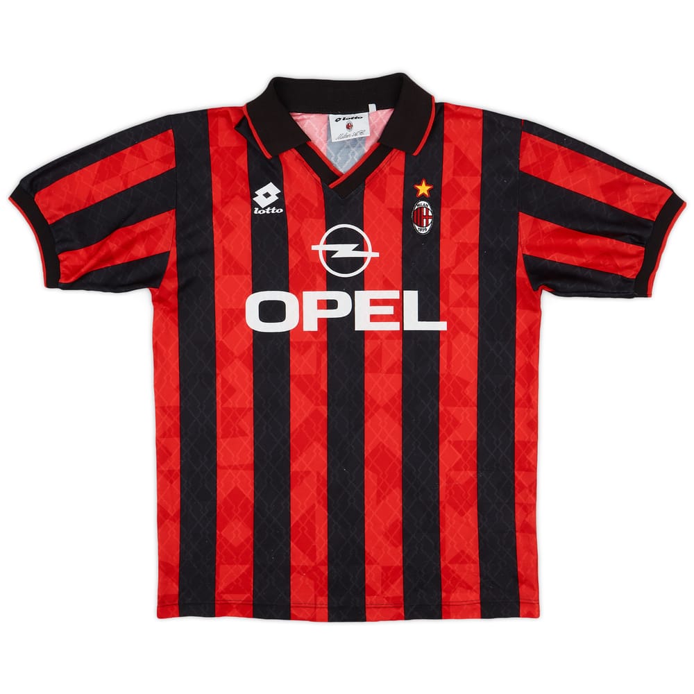 1995-96 AC Milan Home Shirt - 6/10 - (L)