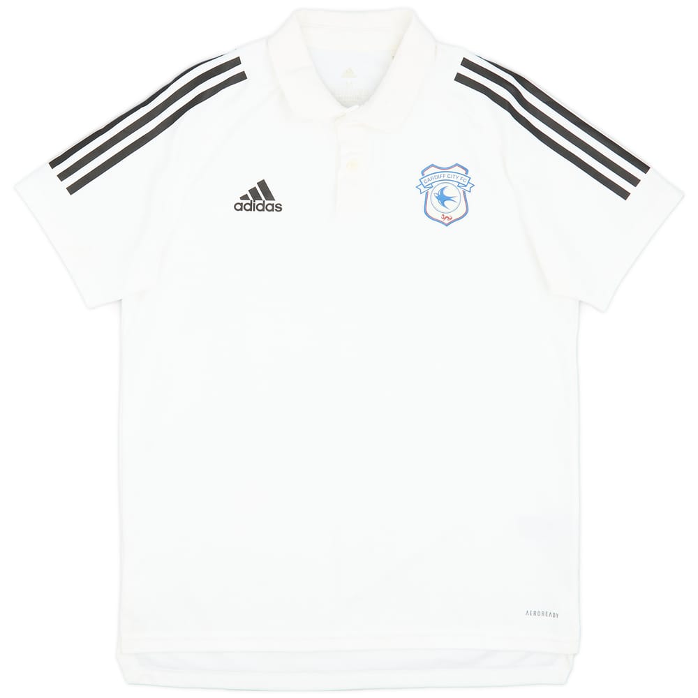 2020-21 Cardiff City adidas Travel Polo - 9/10 - (M)