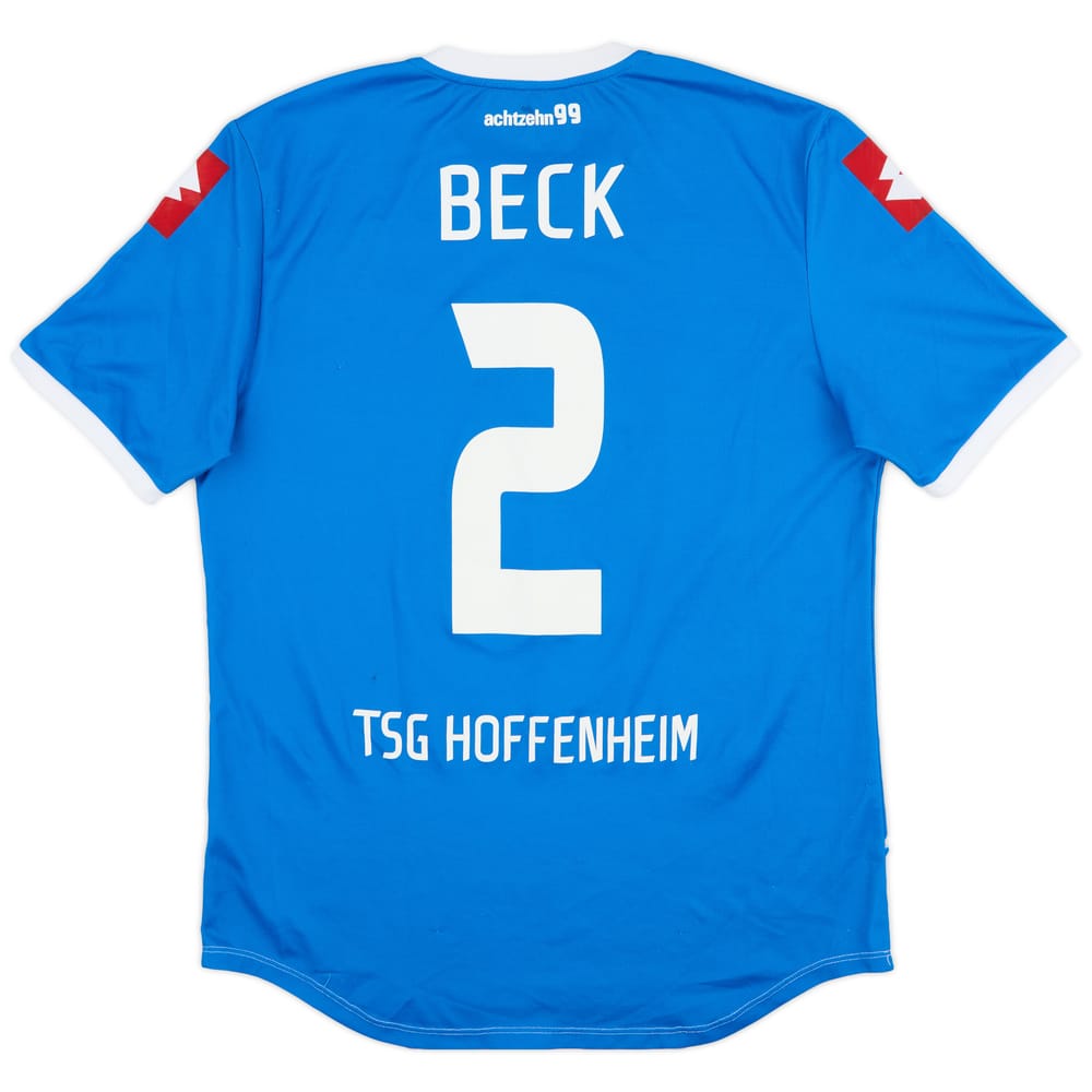 2014-15 Hoffenheim Home Shirt Beck #2 - 6/10 - (L)