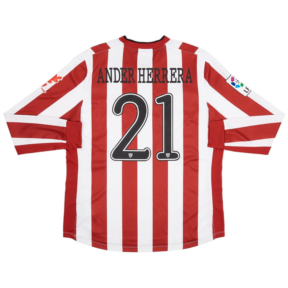 2012-13 Athletic Bilbao Home L/S Shirt Ander Herrera #21 (XL)