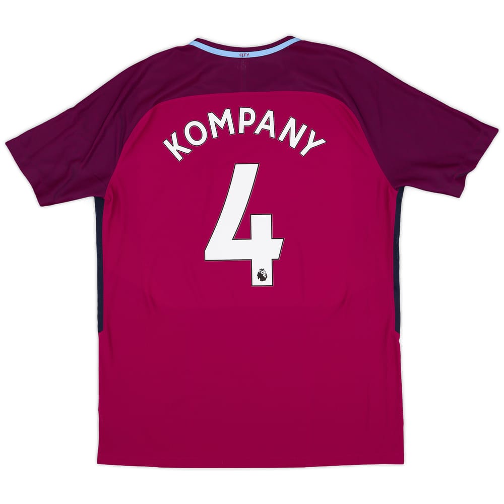 2017-18 Manchester City Away Shirt Kompany #4 (XL)