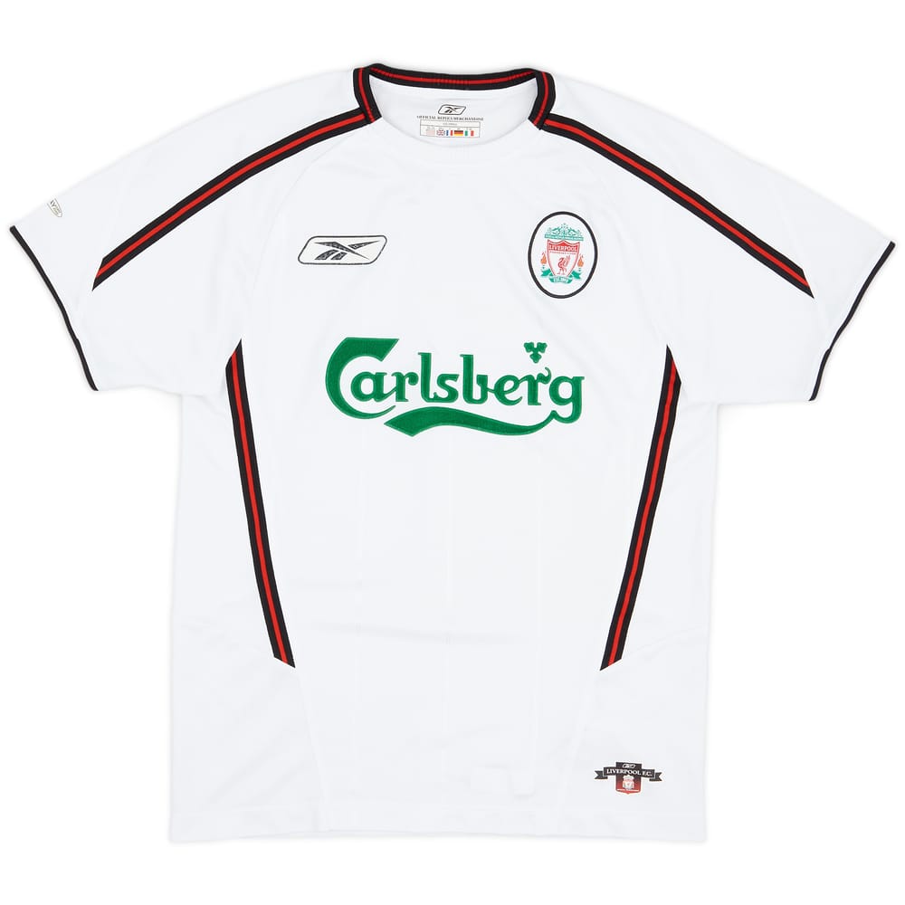 2003-04 Liverpool Away Shirt - 8/10 - (XL.Boys)