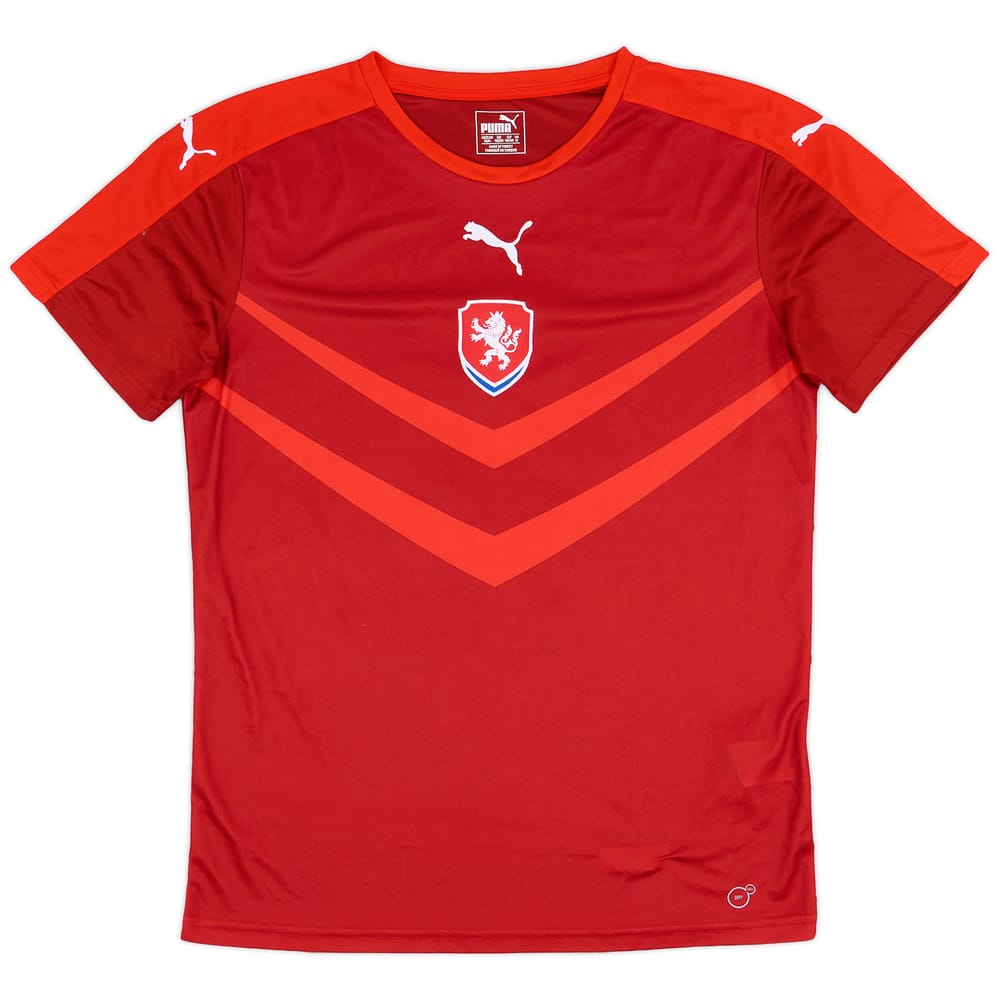 2016-18 Czech Republic Home/Training Shirt - 8/10 - (M)