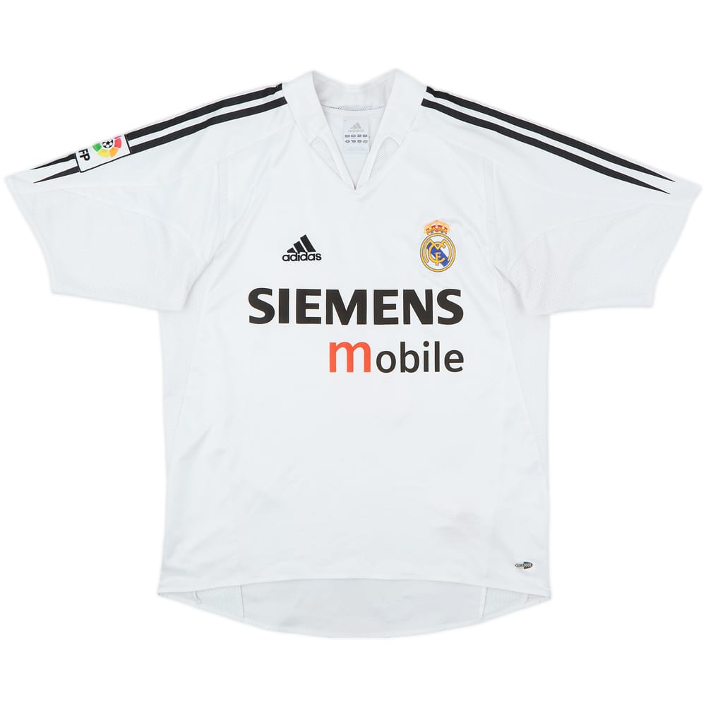 2004-05 Real Madrid Home Shirt Zidane #5 - 4/10 - (S)