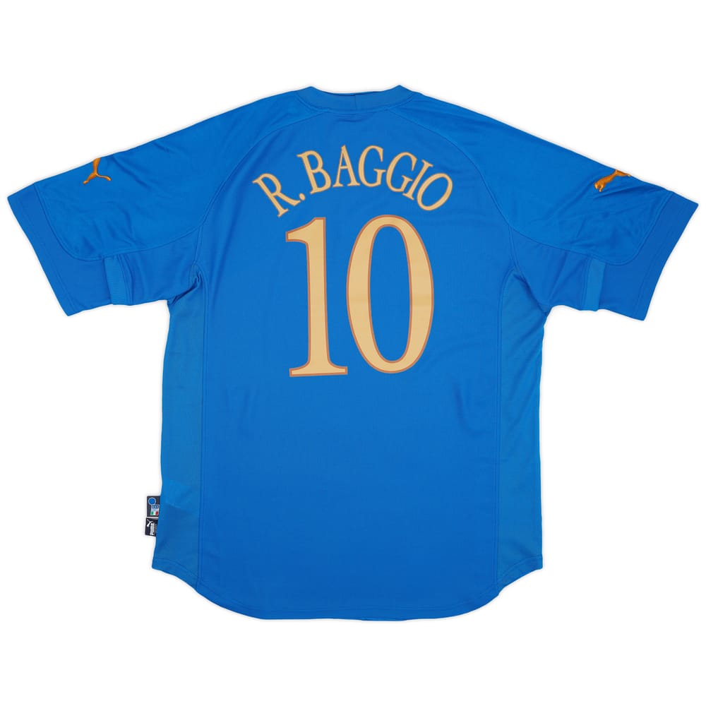 2004-06 Italy Home Shirt Baggio #10 (XXL)