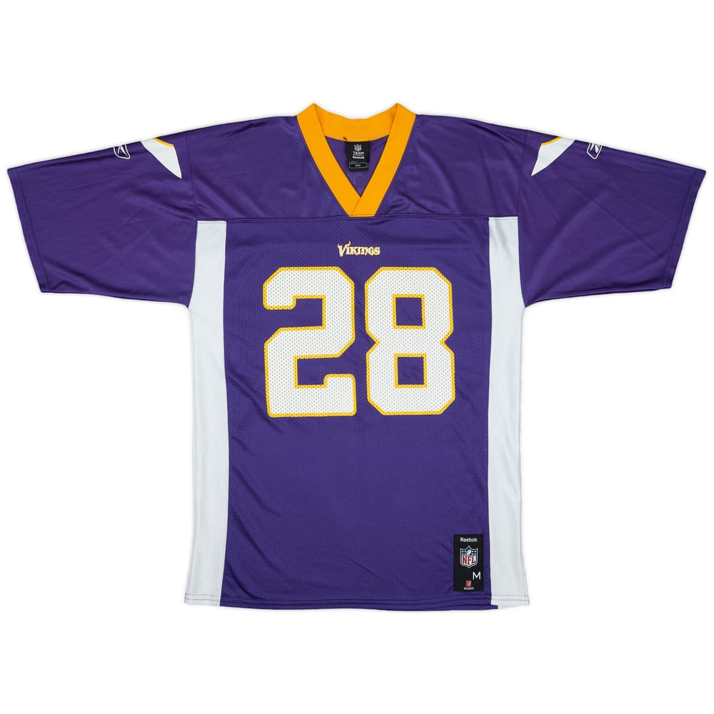 2008-11 Minnesota Vikings Peterson #28 Reebok Replica Home Jersey - 8/10 - (M)