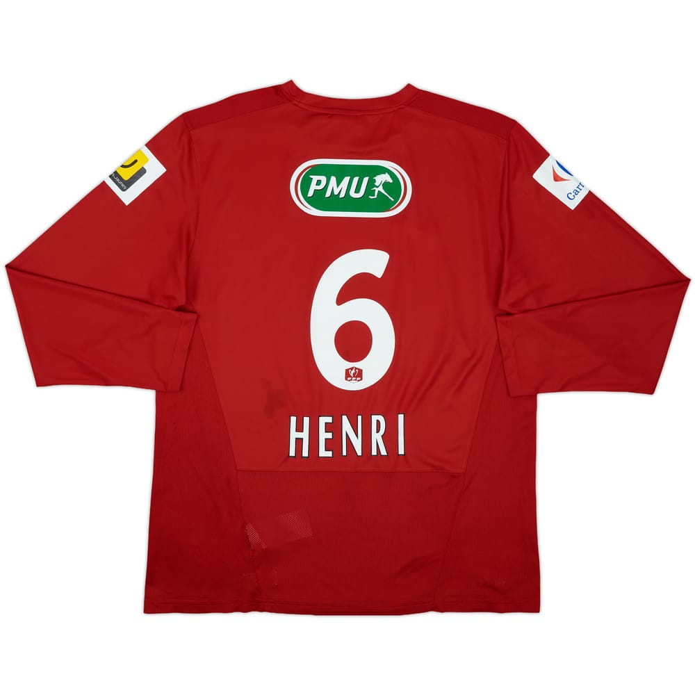 2011-12 Coupe de France L/S Shirt Henri #6 - 7/10 - (L)