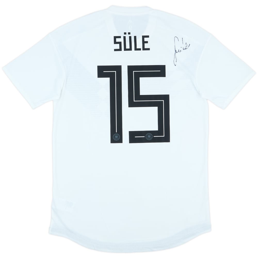 2018-19 Germany Player Issue Signed Home Shirt Sule #15