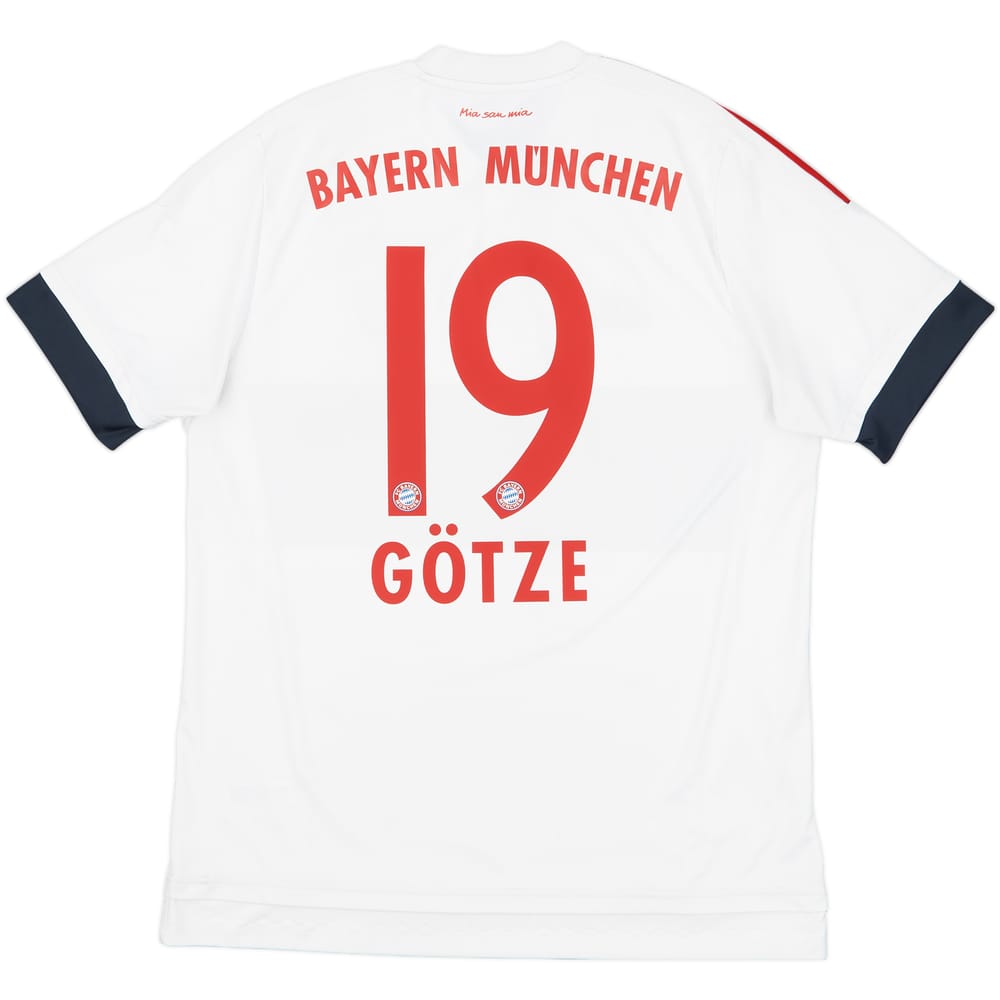 2015-16 Bayern Munich Away Shirt Gotze #19 - 7/10 - (L)