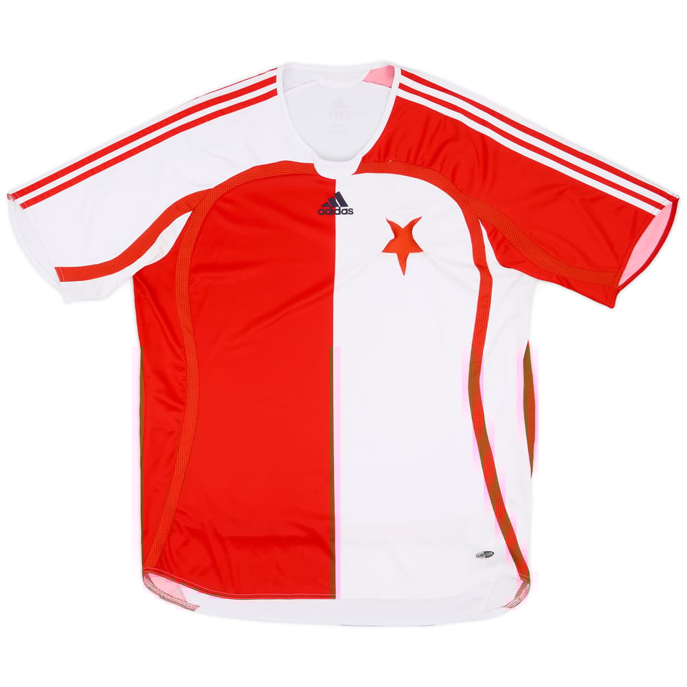 2006-07 Slavia Prague Home Shirt - 7/10 - (XL)