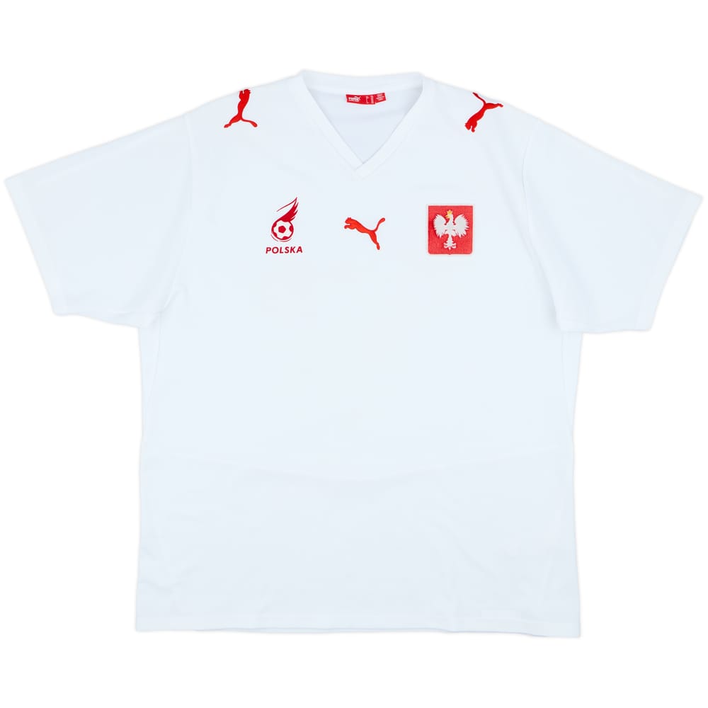 2008 Poland Basic Home Shirt - 5/10 - (XXL)