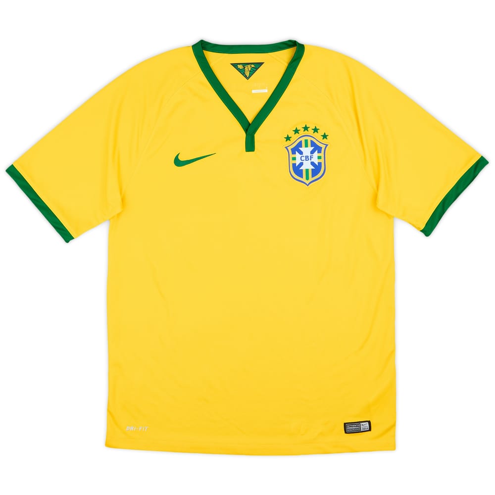 2014-15 Brazil Home/Training Shirt - 7/10 - (M)