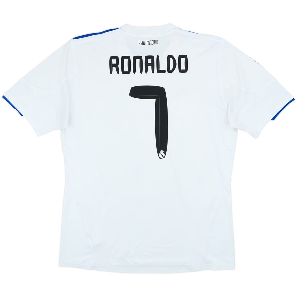 2010-11 Real Madrid Home Shirt Ronaldo #7 - 6/10 - (XL)