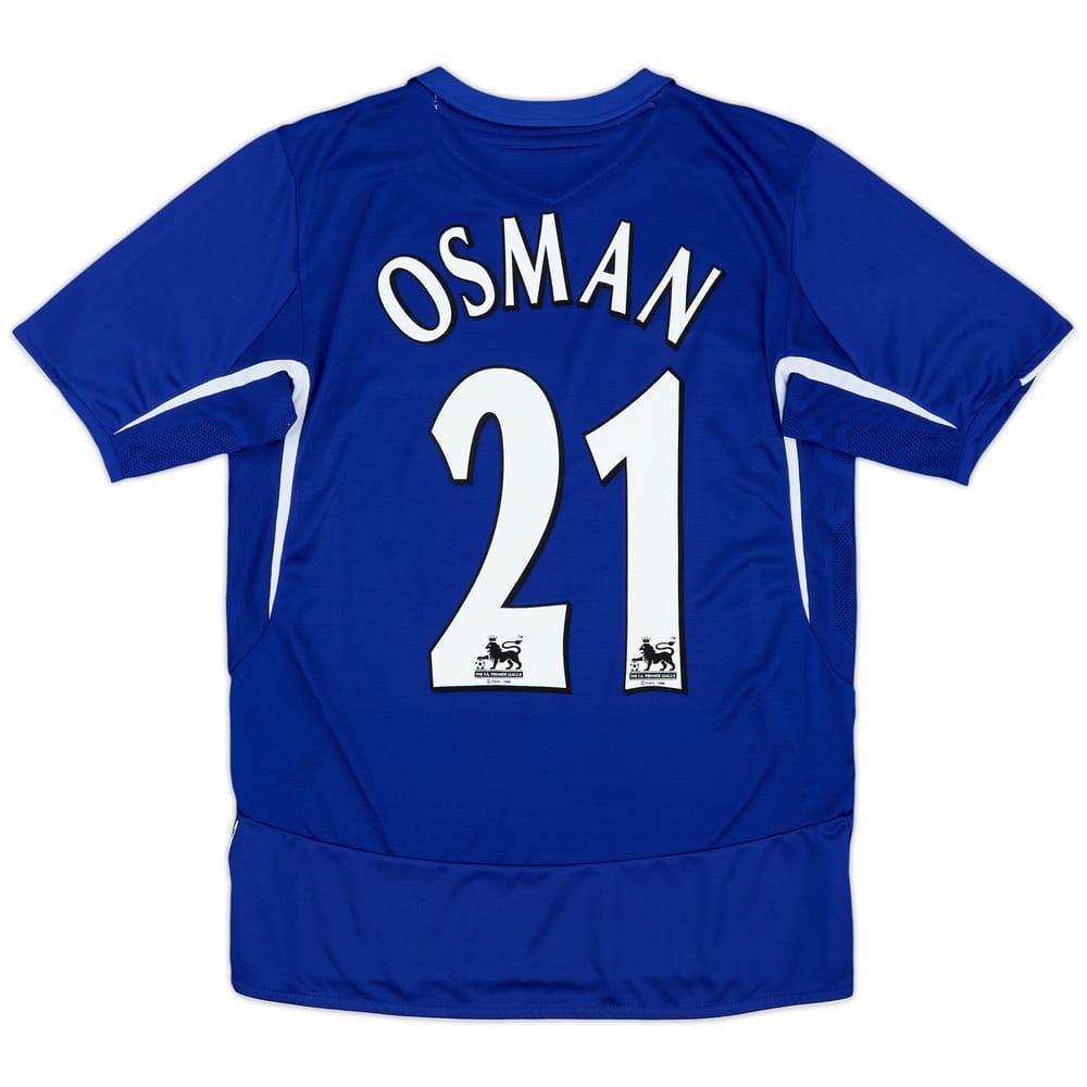 2005-06 Everton Home Shirt Osman #21 - 9/10 - (S)