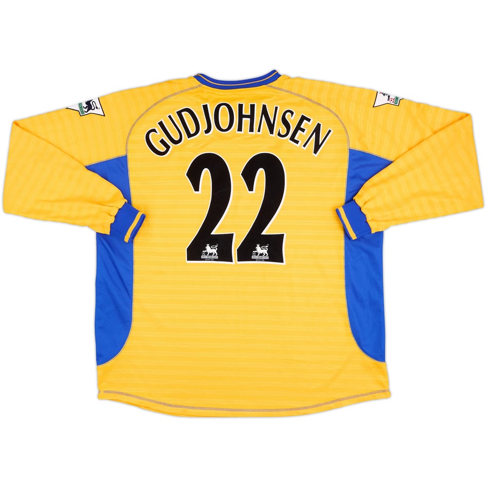 2000-01 Chelsea Away L/S Shirt Gudjohnsen #22 - 8/10 - (XXL)