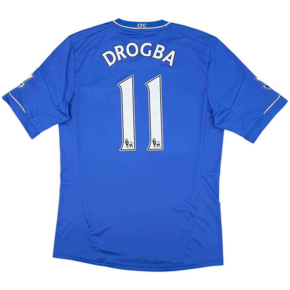 2012-13 Chelsea Home Shirt Drogba #11 - 8/10 - (M)