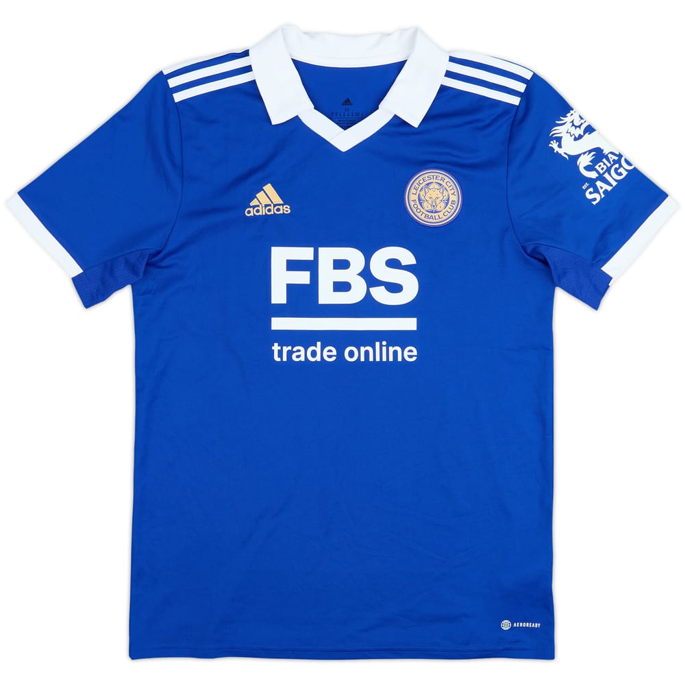 2022-23 Leicester Home Shirt Vardy #9 - 9/10 - (M)