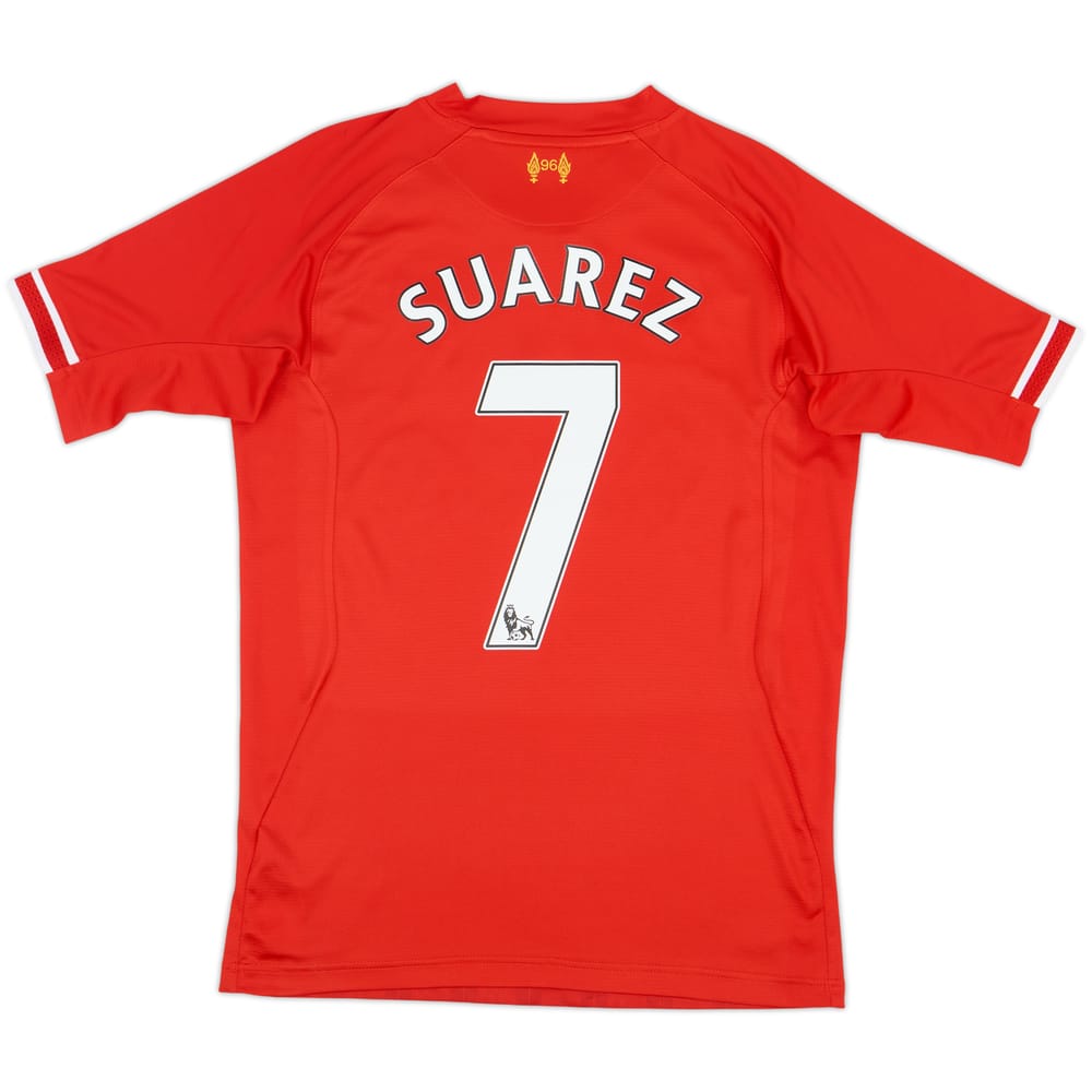 2013-14 Liverpool Home Shirt Suarez #7 - 5/10 - (S)