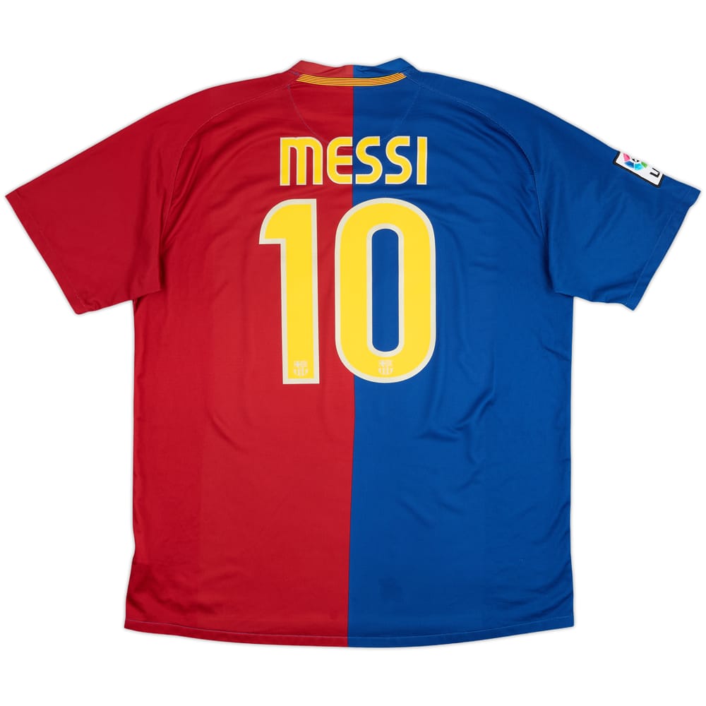 2008-09 Barcelona Home Shirt Messi #10 - 6/10 - (XL)