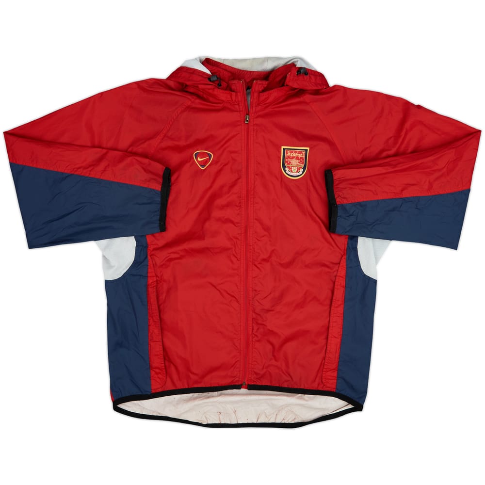 2000-01 Arsenal Nike Hooded Rain Jacket - 7/10 - (M)