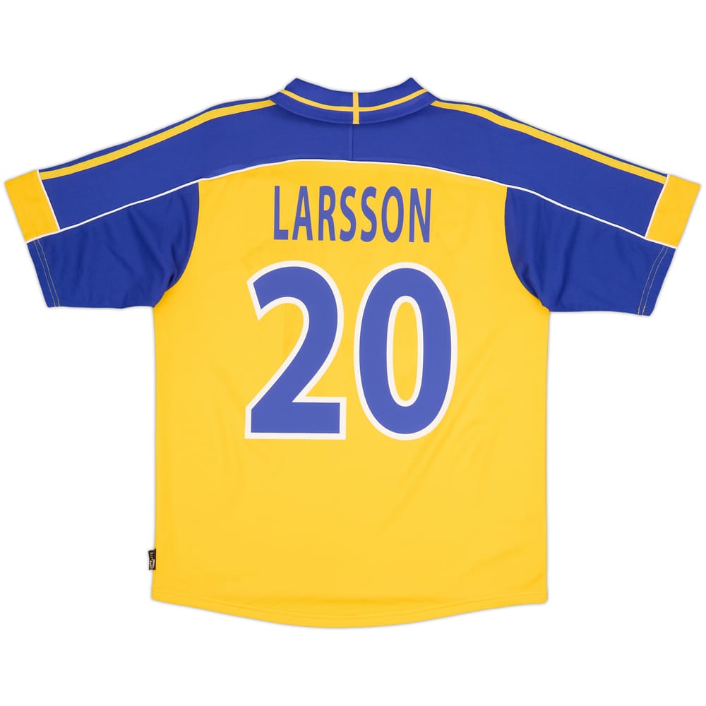 2000-02 Sweden Home Shirt Larsson #20 (L)