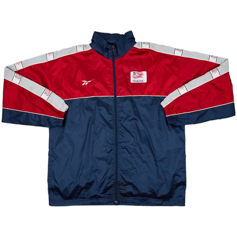 1998-99 New England Revolution Reebok Track Jacket - 5/10 - (L)
