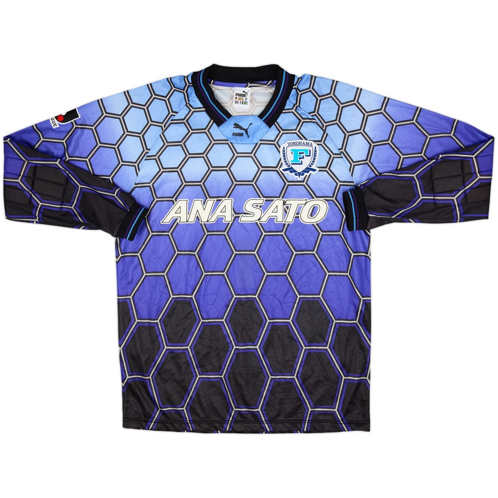 Camiseta de portero firmada del Yokohama Flugels 1997 - 5/10 - (L)