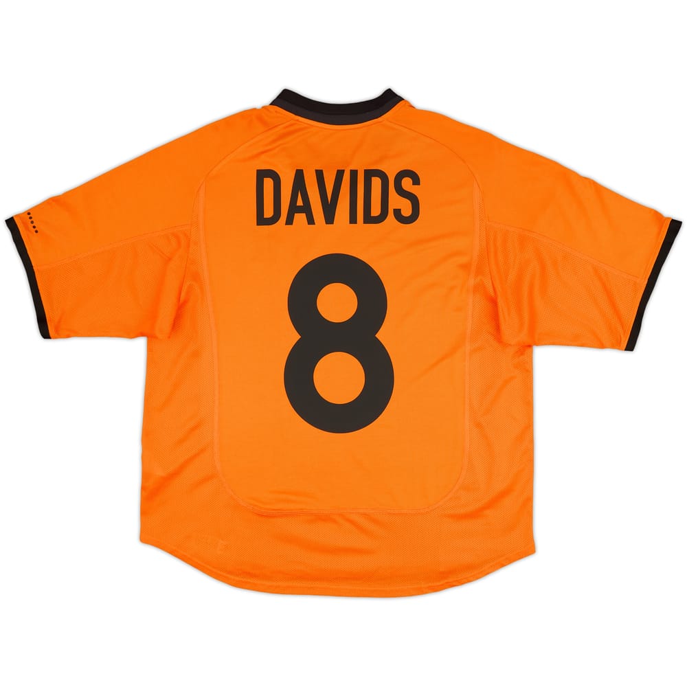 2000-02 Netherlands Home Shirt Davids #8 - 8/10 - (M)