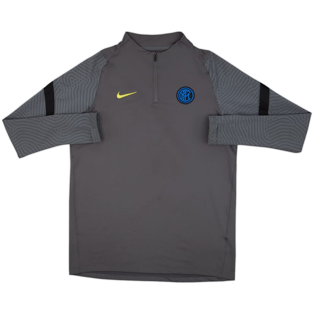 2020-21 Inter Milan Nike 1/4 Zip Training Top - 7/10 - (L)
