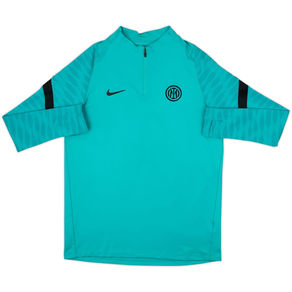 2021-22 Inter Milan Nike 1/4 Zip Training Top - 8/10 - (L)