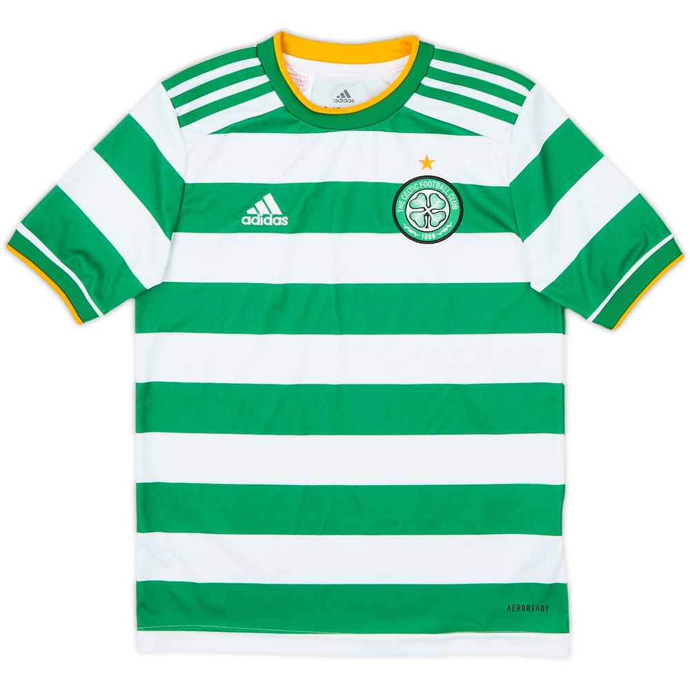2020-21 Celtic Home Shirt - 10/10 - (S.Boys)
