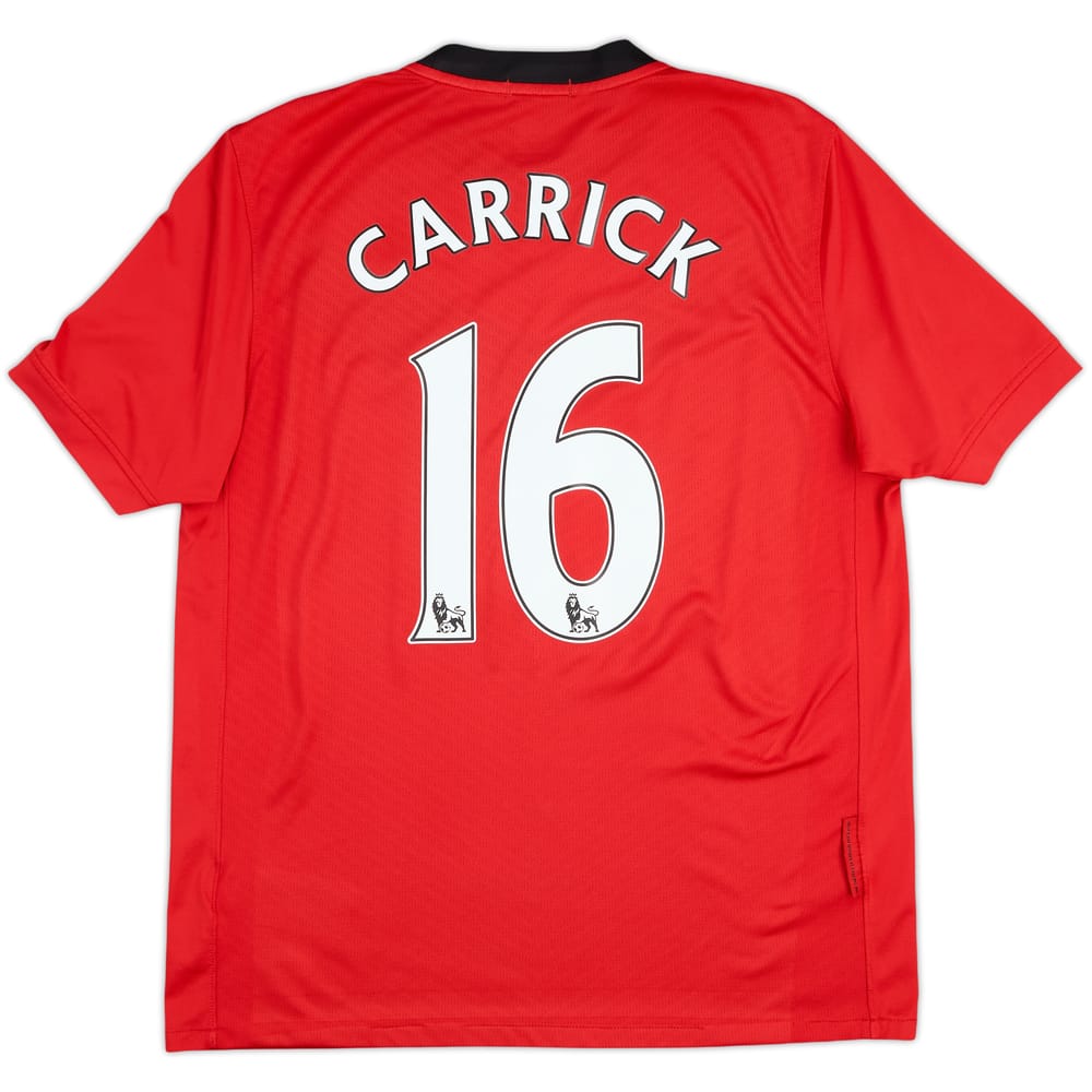 2009-10 Manchester United Home Shirt Carrick #16 - 6/10 - (M)